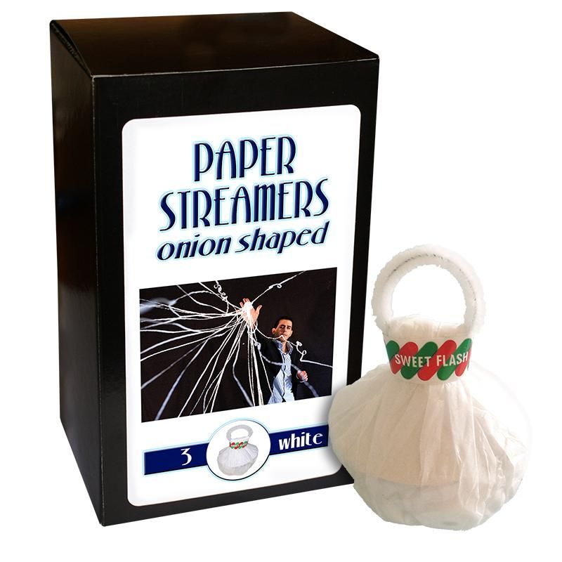 Paper Streamers | 3 pieces (white)