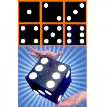 Multi-pip card to giant dice 