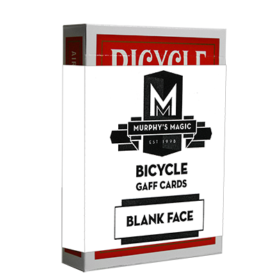 Blank Face Bicycle Cards (rot)