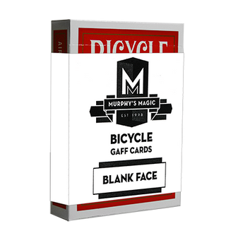 Blank Face Bicycle Cards (rot)