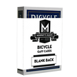 Blank Back Bicycle Cards (box color varies)