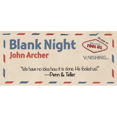 Blank Night (Blue) | John Archer
