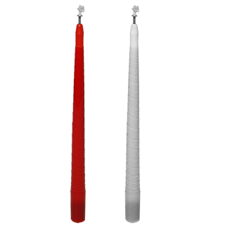 Color Changing and Vanishing Candles (red to white)