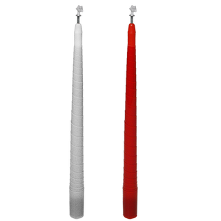Color Changing and Vanishing Candles (white to red)