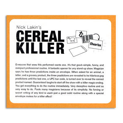 Cereal Killer | Nick Lakin