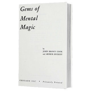 Gems of Mental Magic by Arthur Buckley and The Conjuring Arts Research Center - eBook DOWNLOAD