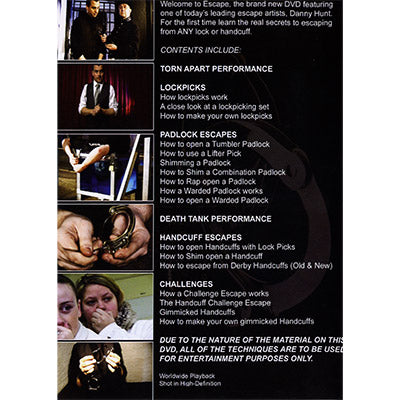 Escape Vol. 1 | Danny Hunt &amp; RSVP - (DVD) 