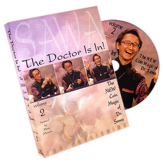 The Doctor Is In - The New Coin Magic of Dr. Sawa Vol. 2 - (DVD)