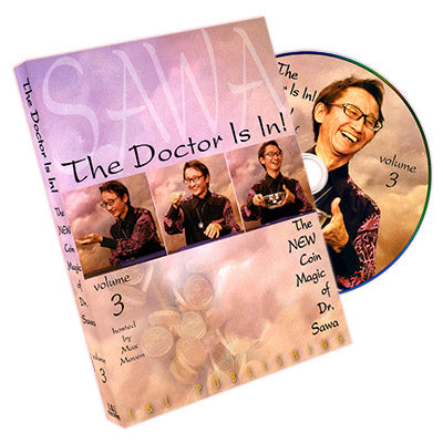 The Doctor Is In - The New Coin Magic of Dr. Sawa Vol. 3 - (DVD) 