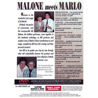 Malone Meets Marlo Vol.6 | Bill Malone - (DVD)