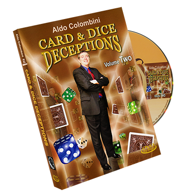 Card &amp; Dice Deceptions Vol. 2 | Aldo Colombini - (DVD) 