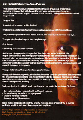 OD (Optical Delusion) | Aaron Paterson - (DVD) 