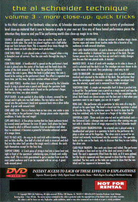The Al Schneider Technique Vol. 3: More Close up | L&amp;L Publishing - (DVD)