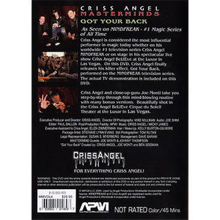 Masterminds (Got Your Back) Vol. 4 | Criss Angel - (DVD)