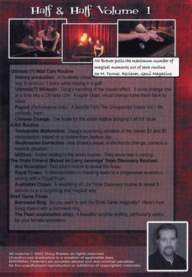 Half And Half - Vol. 1 | Doug Brewer - (DVD)