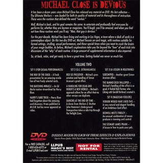 Devious Vol. 2 | Michael Close & L&L - (DVD)