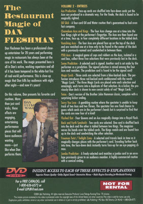 Restaurant Magic Vol. 2 | Dan Fleshman - (DVD)