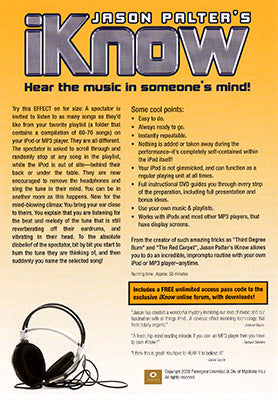 iKnow | Jason Palter - (DVD) 