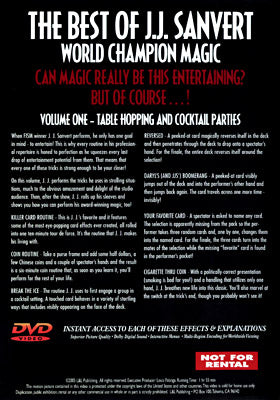 Best of JJ Sanvert - World Champion Magic Vol. 1 - (DVD)