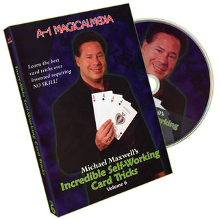 Incredible Self Working Card Tricks Volume 6 | Michael Maxwell - (DVD)