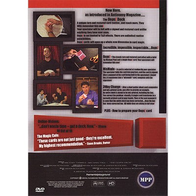 Oops Deck (Deck and DVD) | Michael Daniels - (DVD)
