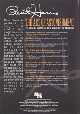 Art Of Astonishment | Paul Harris - (DVD) 
