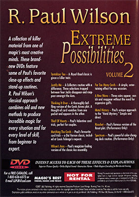 Extreme Possibilities Vol. 2 | R. Paul Wilson - (DVD)