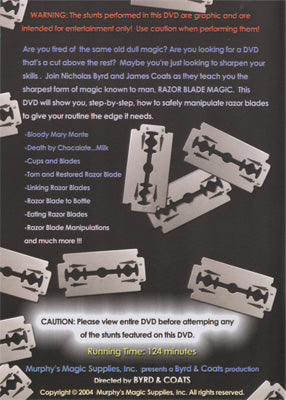 Razor Blade Magic | Byrd and James Coats - (DVD)