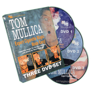 Expert Cigarette Magic Made Easy - 3 DVD Set | Tom Mullica - (DVD)