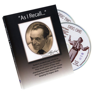 As I Recall (2 DVD Set) - Tony Slydini - (DVD)