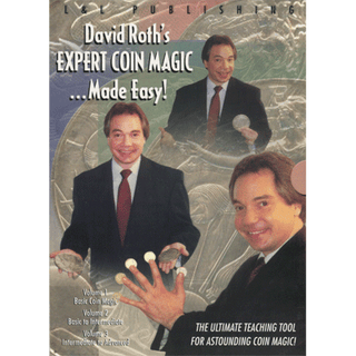 David Roth Expert Coin Magic Made Easy (3 volume set) - (Download)