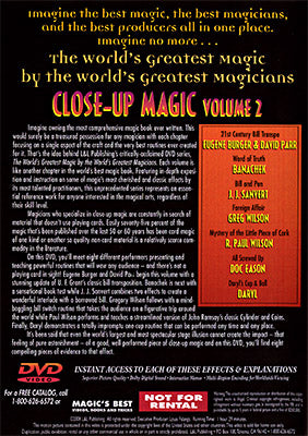 World's Greatest Magic: Close Up Magic Vol.2 - (DVD)