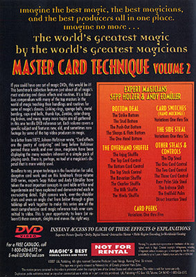 World's Greatest Magic: Master Card Technique Vol. 2 - (DVD)