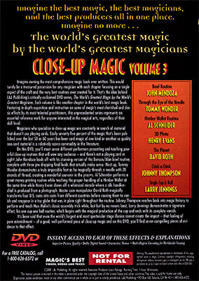 World's Greatest Magic: Close Up Magic Vol.3 - (DVD)