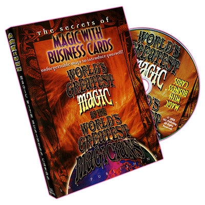 World's Greatest Magic: Magic with Business Cards - (DVD)