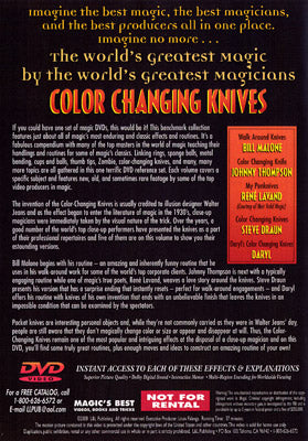 World's Greatest Magic: Color Changing Knives - (DVD)
