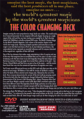 World's Greatest Magic: Color Changing Deck Magic - (DVD)