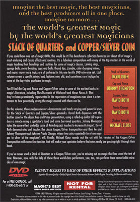 World's Greatest Magic: Stack Of Quarters and Copper/Silver Coin - (DVD)