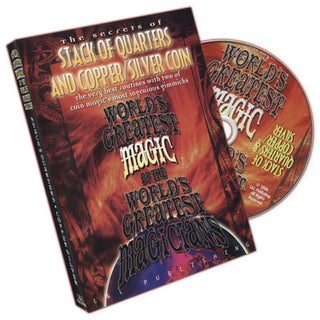 World's Greatest Magic: Stack Of Quarters and Copper/Silver Coin - (DVD)