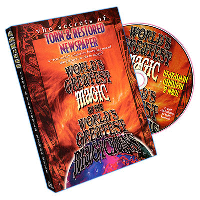 World's Greatest Magic: Torn And Restored Newspaper - (DVD) 