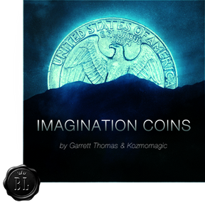 Imagination Coins Euro (DVD and Gimmicks) by Garrett Thomas and Kozmomagic - DVD
