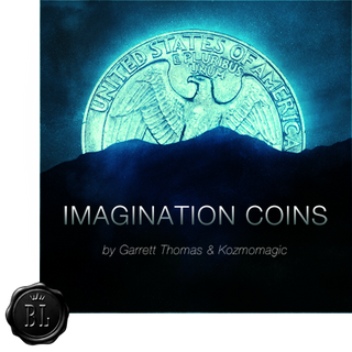 Imagination Coins Euro (DVD and Gimmicks) by Garrett Thomas and Kozmomagic - DVD