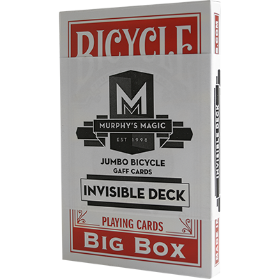 Jumbo Invisible Deck Bicycle (rot)