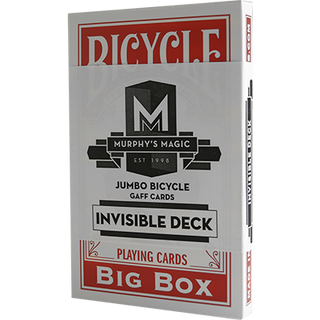 Jumbo Invisible Deck Bicycle (rot)