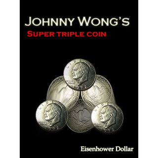 Super Triple Coin Eisenhower Dollar | Johnny Wong