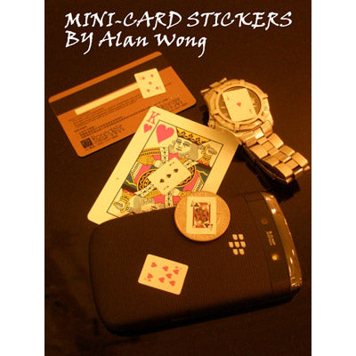 Mini Card Stickers (12 sheets) | Alan Wong