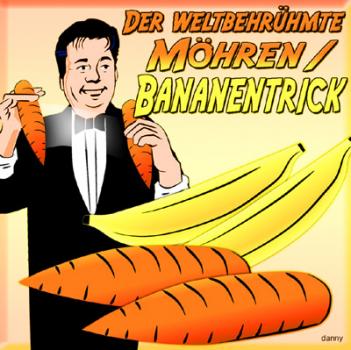 The world-famous banana and carrot trick