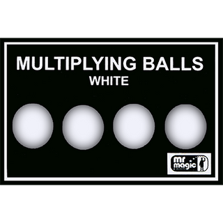 Multiplying Balls (White  Plastic) | Mr. Magic