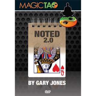 Noted 2.0 Red (DVD and Gimmick) by Gary Jones and Magic Tao - DVD