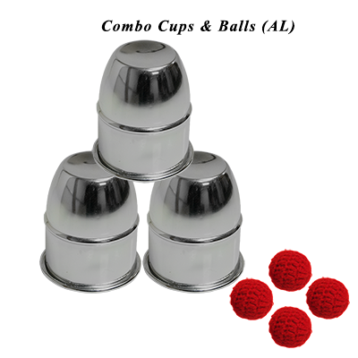 Combo Cups & Balls (Aluminium) | Premium magic